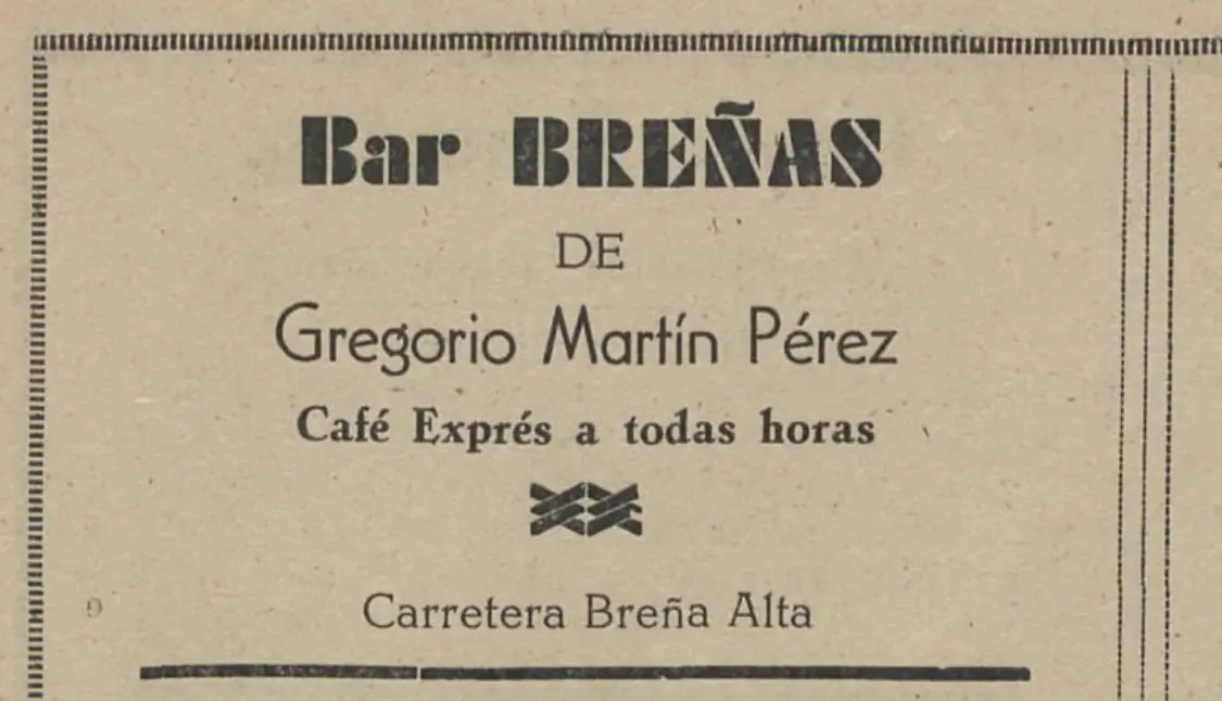 Publicidad La Palma, 1952